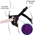 GOAT REAL - STRAP-ON LACE HARNESS PURPLE