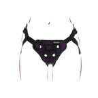 GOAT REAL - STRAP-ON LACE HARNESS PURPLE