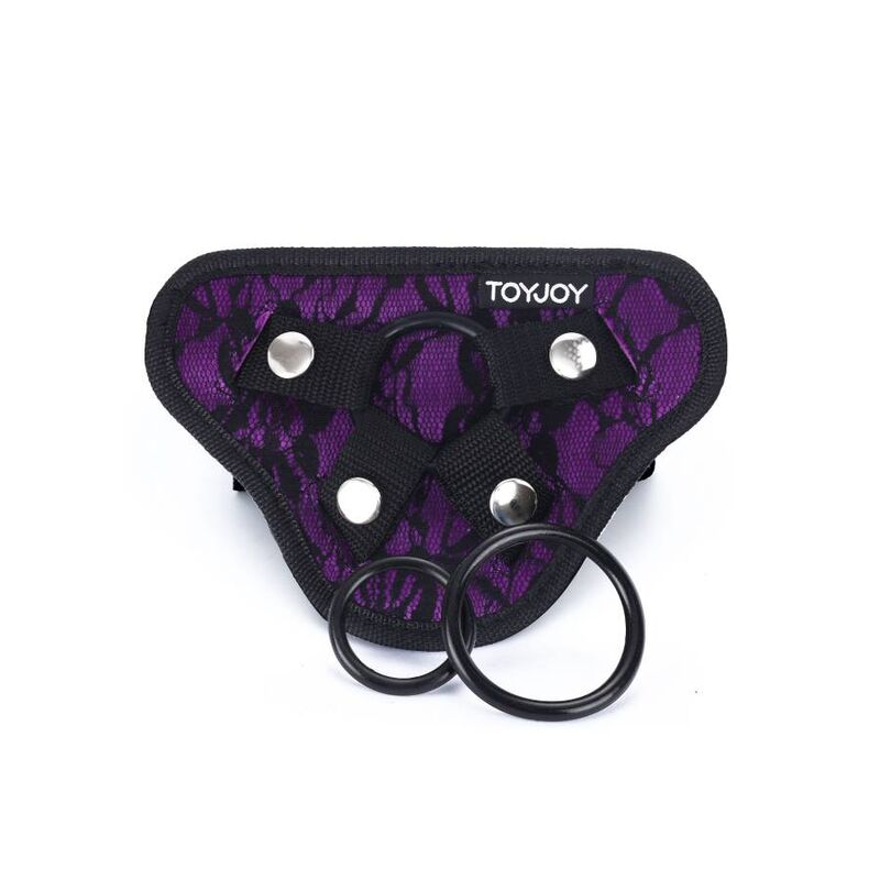 GOAT REAL - STRAP-ON LACE HARNESS PURPLE