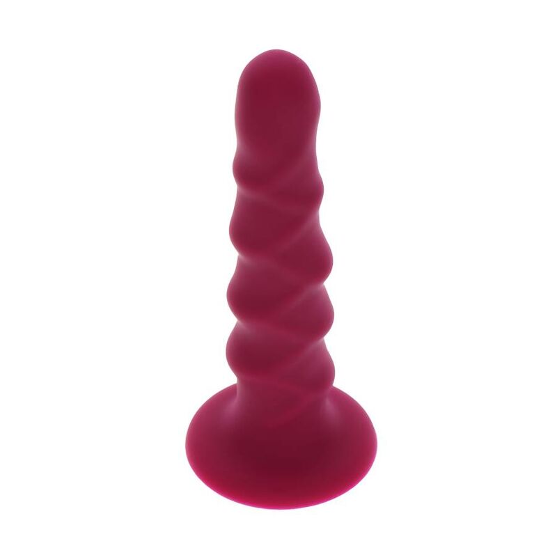 GOAT REAL - RIBBED DONG 12 CM RED