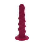 GOAT REAL - RIBBED DONG 12 CM RED