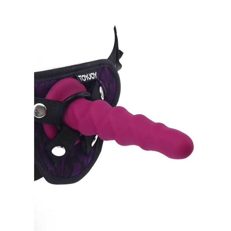 GOAT REAL - RIBBED DONG 12 CM RED