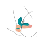 XOCOON - COUPLES VIBRATOR RING GREEN