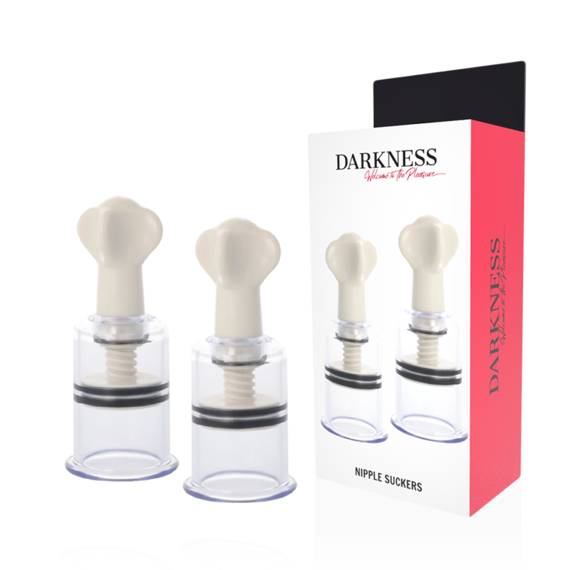 DARKNESS - TRANSPARENT NIPPLE SUGAR 5CM DIAMETER