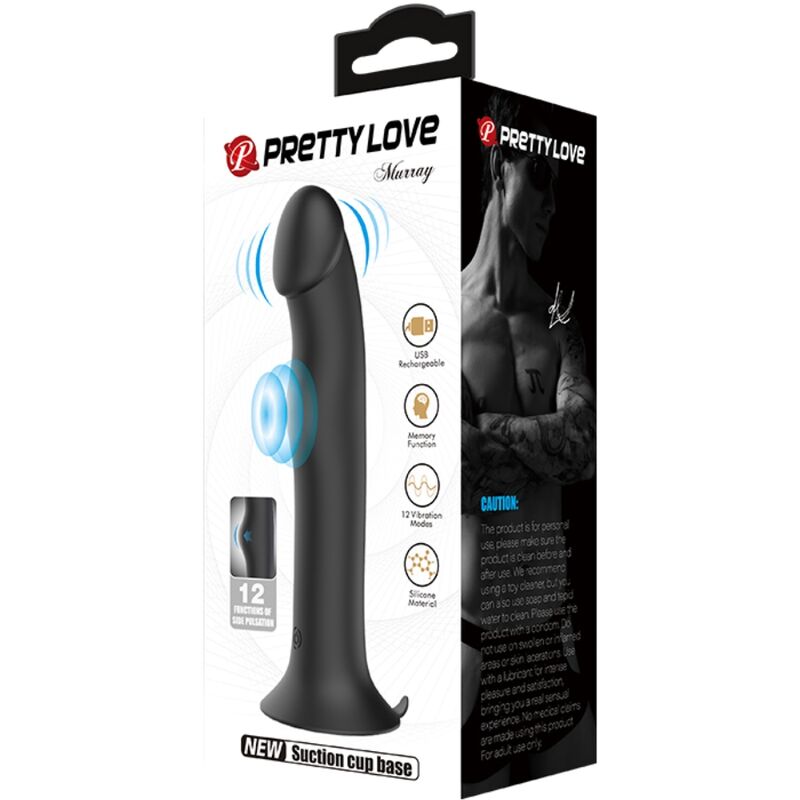 PRETTY LOVE - MURRAY VIBRATOR AND CLITORIS SUGAR BLACK