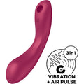 SATISFYER - CURVE TRINITY 1 AIR PULSE VIBRATION PIG