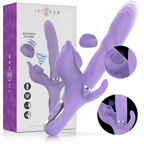 INTENSE - BILLIE MULTIFUNCTION RECHARGEABLE VIBRATOR SUCTION &amp; PULSING PURPLE