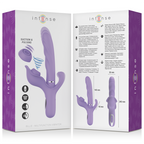 INTENSE - BILLIE MULTIFUNCTION RECHARGEABLE VIBRATOR SUCTION &amp; PULSING PURPLE