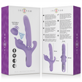 INTENSE - BILLIE MULTIFUNCTION RECHARGEABLE VIBRATOR SUCTION &amp; PULSING PURPLE