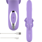 INTENSE - BILLIE MULTIFUNCTION RECHARGEABLE VIBRATOR SUCTION &amp; PULSING PURPLE