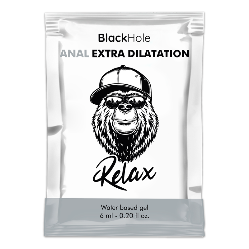 BLACK HOLE - WATER BASED GEL EXTRA DILATION 6 ML SINGLE DOSE