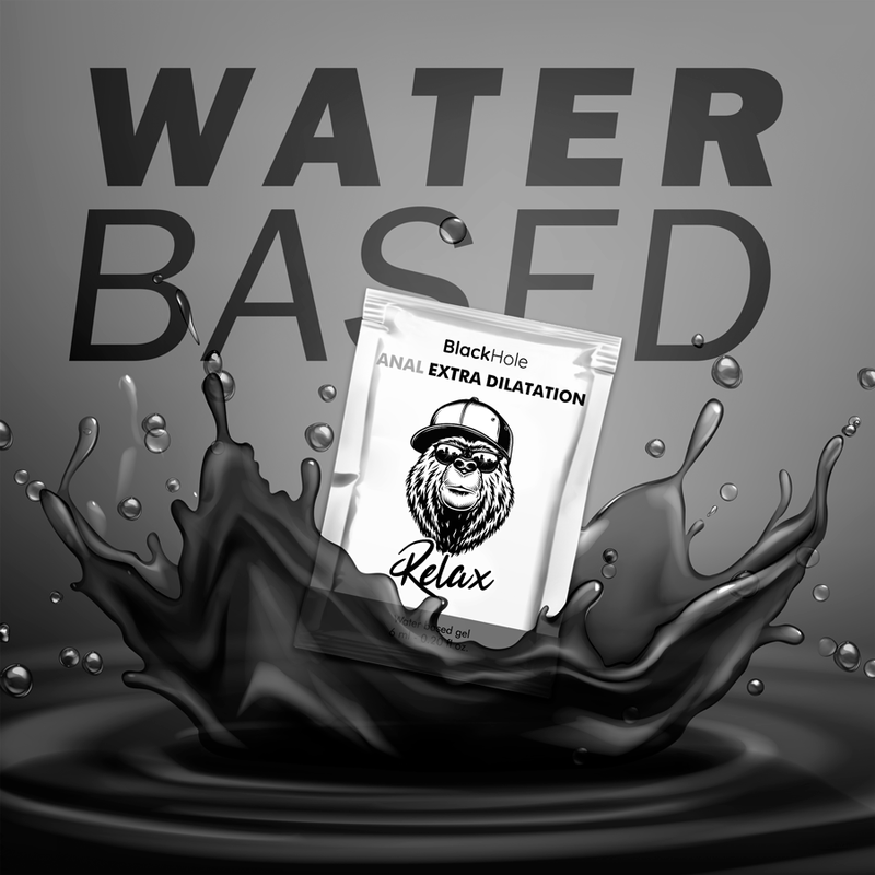 BLACK HOLE - WATER BASED GEL EXTRA DILATION 6 ML SINGLE DOSE