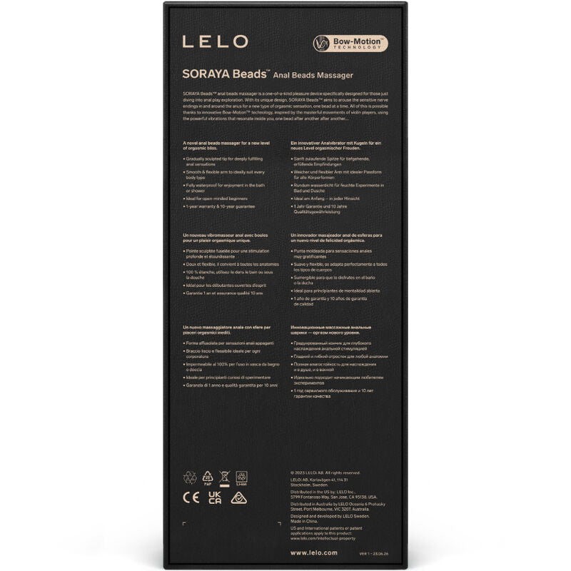 LELO - SORAYA BEADS VIOLET ANAL MASSAGE
