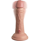 KING COCK - ELITE REALISTIC DILDO VIBRATING &amp; SILICONE 15.2 CM