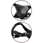 KING COCK - ELITE DELUXE ADJUSTABLE HARNESS KIT RING WITH TESTICLES &amp; DILDO 20.3 CM