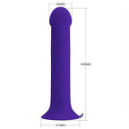 PRETTY LOVE - MURRAY YOUTH VIBRATING DILDO &amp; RECHARGEABLE VIOLET