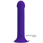 PRETTY LOVE - MURRAY YOUTH VIBRATING DILDO &amp; RECHARGEABLE VIOLET