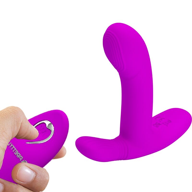 PRETTY LOVE - GERI CLITORIS MASSAGE PINK REMOTE CONTROL
