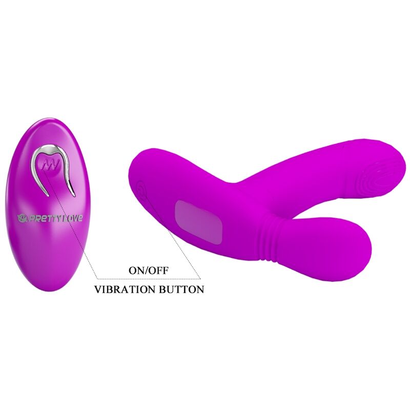 PRETTY LOVE - GERI CLITORIS MASSAGE PINK REMOTE CONTROL