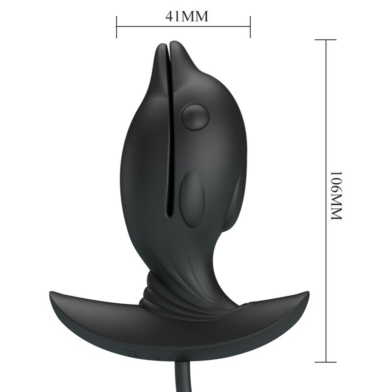 PRETTY LOVE - INFLATABLE &amp; RECHARGEABLE DOLPHIN ANAL PLUG