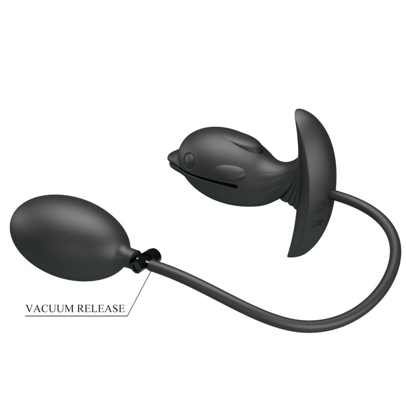 PRETTY LOVE - INFLATABLE &amp; RECHARGEABLE DOLPHIN ANAL PLUG