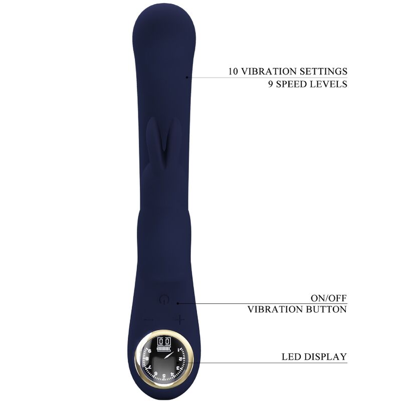 PRETTY LOVE - LAMAR RABBIT VIBRATOR &amp; BLUE G-SPOT