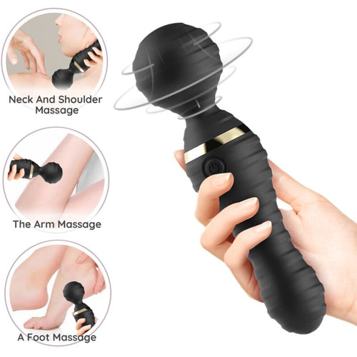 ARMONY - FREEDO MASSAGE &amp; VIBRATOR SMALL BLACK