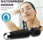 ARMONY - POSTMAN MASSAGER &amp; VIBRATOR SUPER FLEXIBLE HEAD BLACK