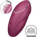 SATISFYER - TAP &amp; CLIMAX 1 VIBRADOR LAY-ON ROJO