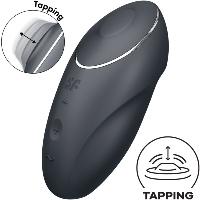 SATISFYER - TAP &amp; CLIMAX 1 VIBRADOR LAY-ON ROJO