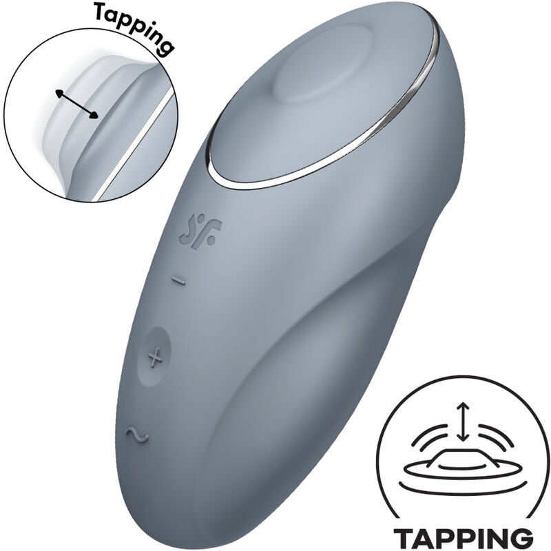 SATISFYER - TAP &amp; CLIMAX 1 VIBRADOR LAY-ON ROJO