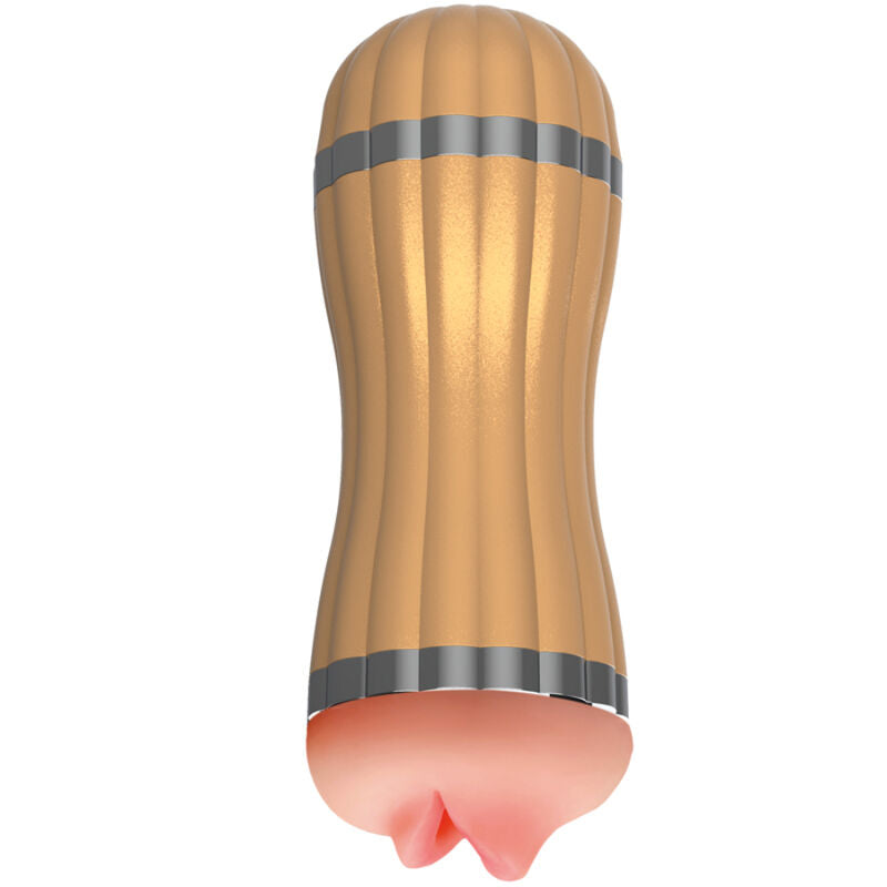 ARMONY - PROOF DOUBLE MASTURBATOR VAGINA &amp; MOUTH GOLDEN