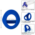 CALEXOTICS - ADMIRAL COCK BALL DUAL RING BLUE