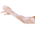 LEG AVENUE - GLOVES RED FLORAL BLANCO