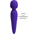 PRETTY LOVE - MEREDITH MASSAGE 12 VIBRATION MODES PURPLE