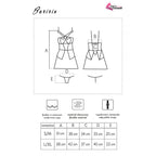 LIVCO CORSETTI FASHION - BARIRIN LC 90633 FALL + PANTY NEGRO