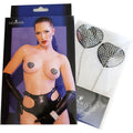 CHILIROSE - CR 4662 NIPPLE COVERS SILVER &amp; BLACK