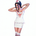 CHILIROSE - CR 4160 DISFRAZ ENFERMERA TOP &amp; FALDA S/M