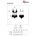 LIVCO CORSETTI FASHION - DREZNA LC 90733 BRA + PANTY NEGRO
