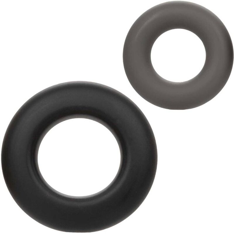 CALEXOTICS - ALPHA PROLONG SET OF 2 RING GRAY