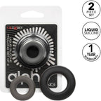 CALEXOTICS - ALPHA PROLONG SET OF 2 RING GRAY