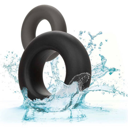 CALEXOTICS - ALPHA PROLONG SET OF 2 RING GRAY