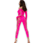 CHILIROSE - CR 4632 TOP &amp; PANT FUCHSIA S/L