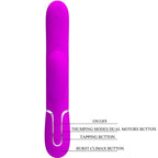 PRETTY LOVE - PERLITA MULTIFUNCTION 3 IN 1 G-SPOT VIBRATOR VIOLET