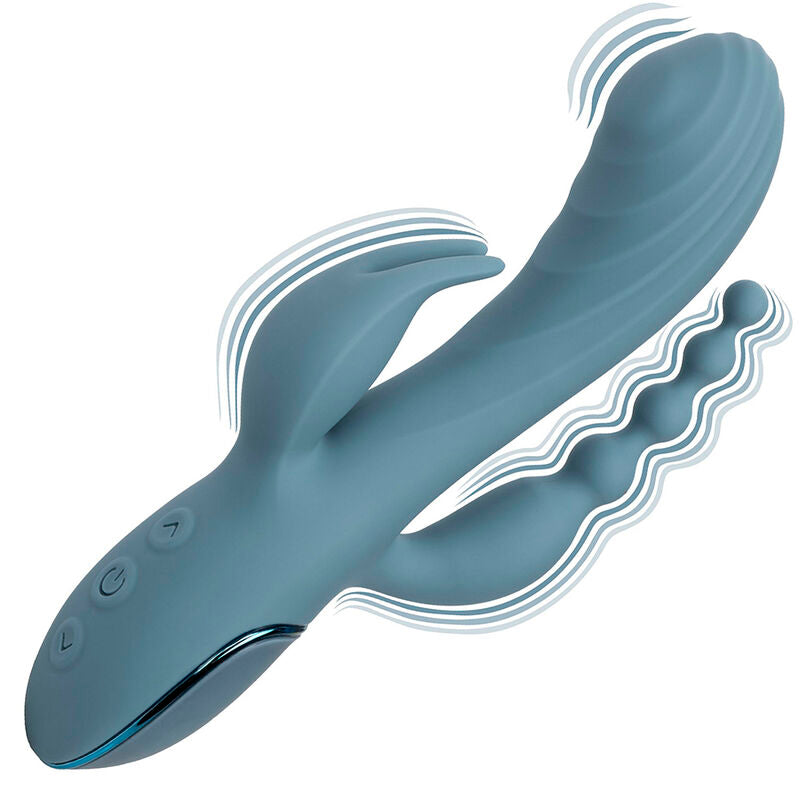 CALEXOTICS - VIBRATOR TRIPLE ECSTASY GRAY
