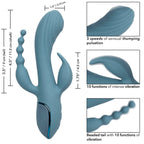 CALEXOTICS - VIBRATOR TRIPLE ECSTASY GRAY
