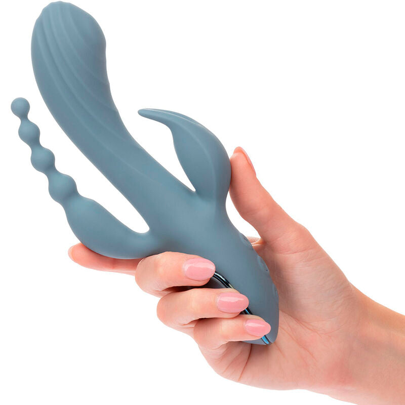 CALEXOTICS - VIBRATOR TRIPLE ECSTASY GRAY