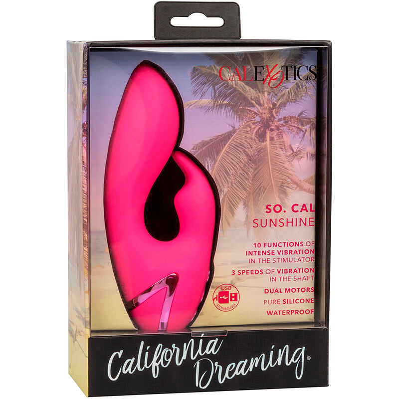 CALEXOTICS - SUN. CAL SUNSHINE VIBRATOR RABBIT FUCHSIA BY CALIFORNIA DREAMING