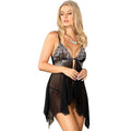 SUBBLIME - BABY DOLL TELA TUL PECHO ENCAJE S/M