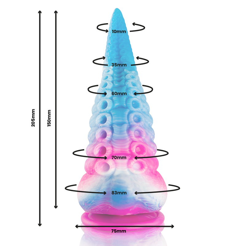 EPIC - PHORCY'S BLUE TENTACLE DILDO BIG SIZE
